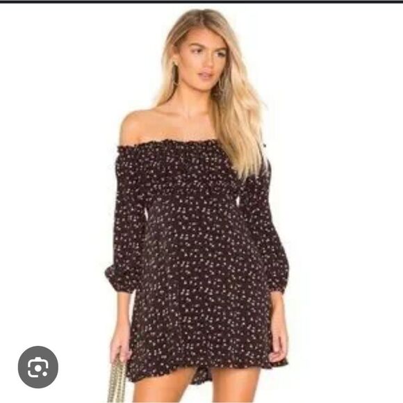 Altard state shirred mini dress S - Picture 1 of 7